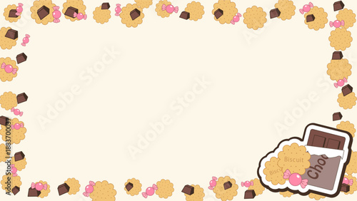 お菓子フレーム