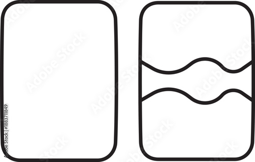 シンプルな湿布のイラスト素材