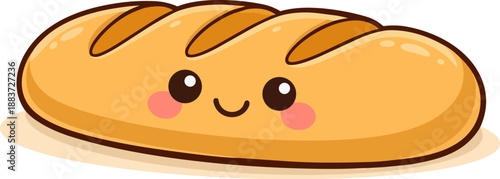 kawaii_bread_loaf_flat_illustration