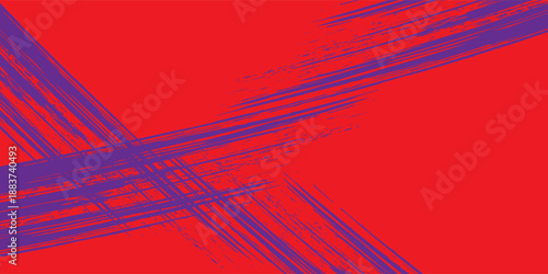 Red sports background design with purple abstract template. Sports players in various activities: soccer, basketball, baseball, tennis, rugby, Vector Illustration.