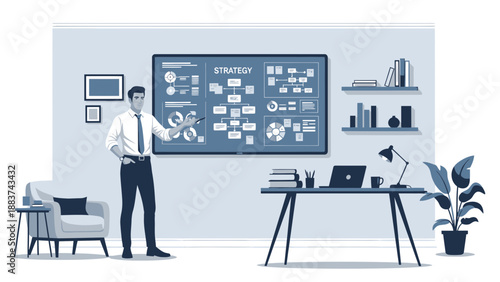 Business Strategy Presentation in Modern