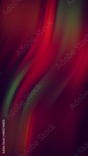Abstract Dark Red Wave Loop Motion Background with Smooth Gradient Flow