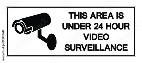 Surveillance Camera Sign for Security and Safety in Public Spaces