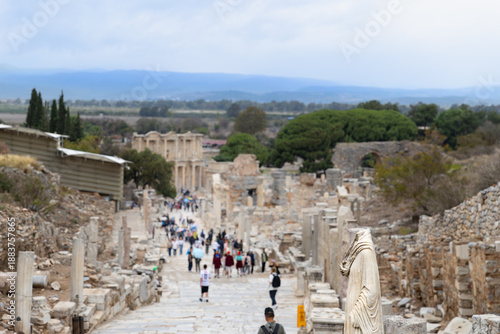 トルコエフェソス遺跡クレテス通り