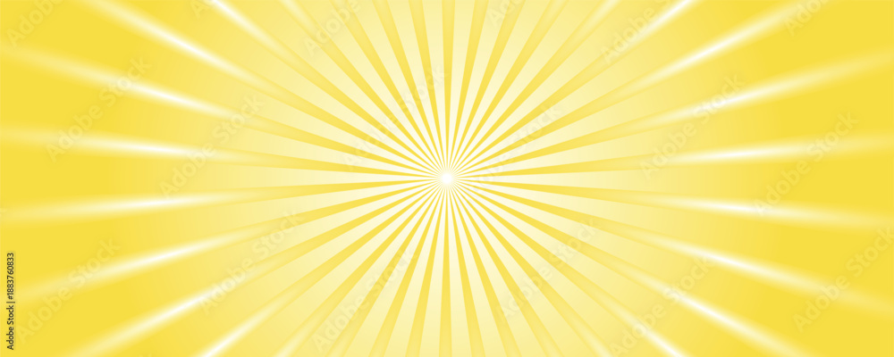 Obraz premium Background with yellow gradient and concentrated lines interspersed with