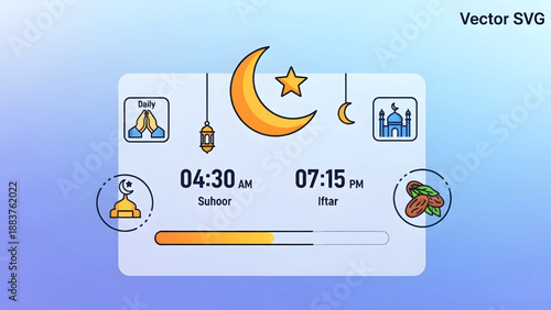 Mobile Phone Sleep Mode Application Screen Display.