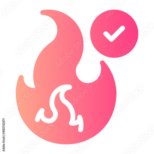 fire gradient icon