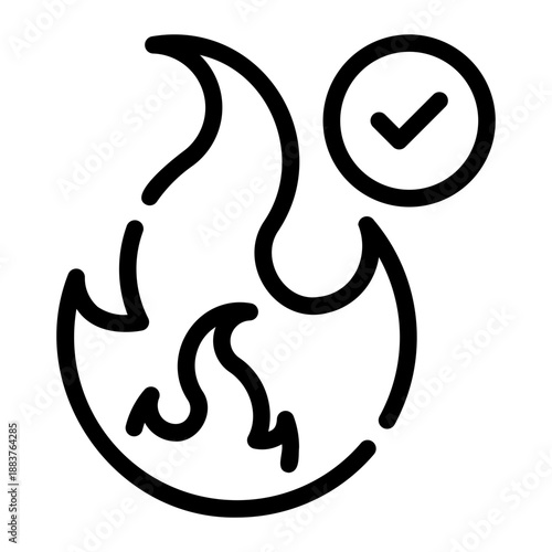 fire line icon