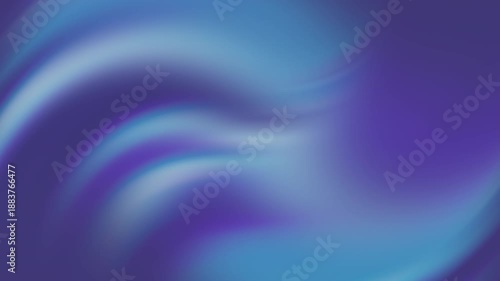 Abstract Smooth Blue Wave Loop Motion Background with Soft Gradient Flow