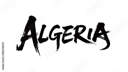 ALGERIA Handwriting

