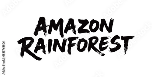 AMAZON RAINFOREST handwritten

