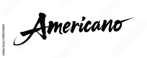 Americano's handwriting

