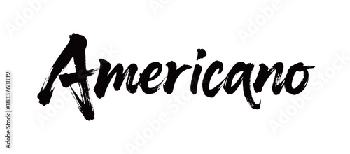 Americano's handwriting

