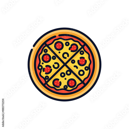 Delicious Pepperoni and Cheese Pizza with Crispy Crust and Melty Toppings Perfectly Baked for a Tasty Meal Experience