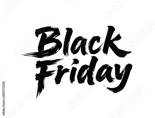 Black Friday handwriting
