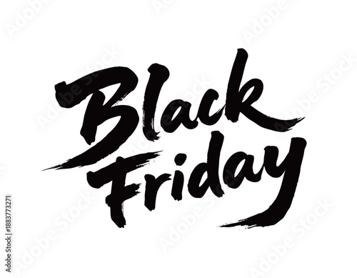 Black Friday handwriting
