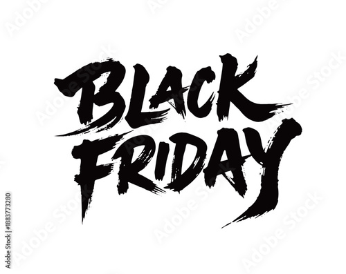 Black Friday handwriting
