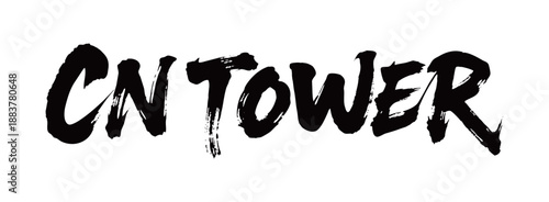 CN TOWER Handwriting
