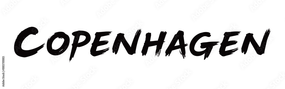 Obraz premium COPENHAGEN Handwriting 