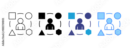 Adapt icon set multiple style collection