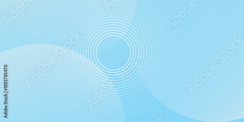 Modern abstract background, blue white gradations, circle effect,shape memphis, trendy , vector ,eps 10