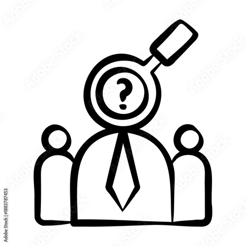 Job Board Icon - Handdrawn