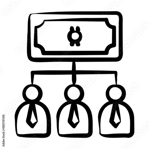 Payroll Icon - Handdrawn