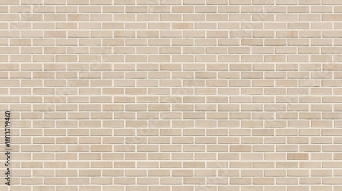 Light Brown Brick Wall Texture Background with Subtle Variations.
