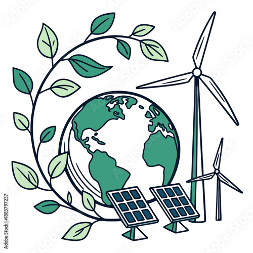 Renewable energy sources for sustainable earth