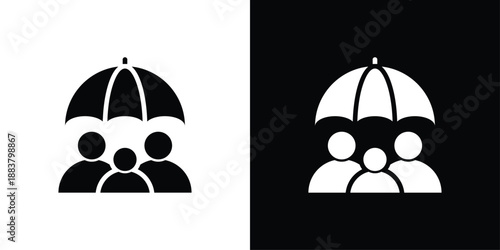 Protection Icon Sheet Black And White
