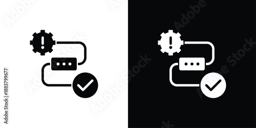 Procedure Icon Sheet Black And White
