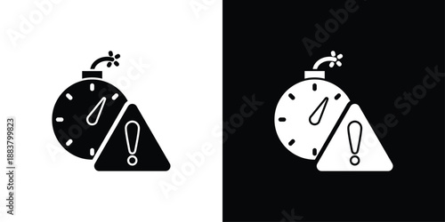 Threat Icon Sheet Black And White