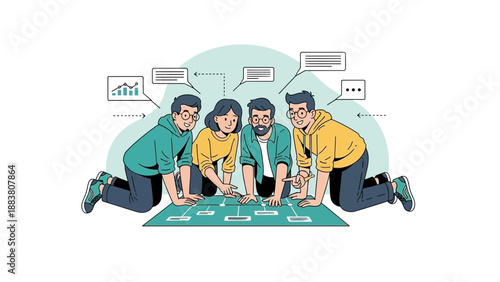 Team Collaboration Meeting Strategy Planning Business Growth