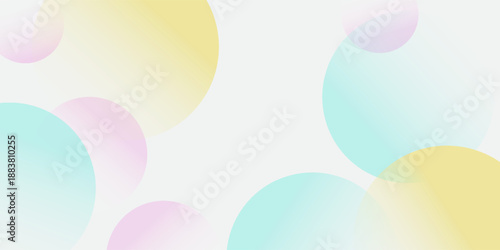 Colorful abstract background overlap layer on bright space with circles effect decoration.suit for banner, web, brochure, presentation, website and poster
