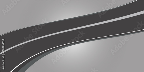 asphalt road, curve highway, vector illustrations. eps 10