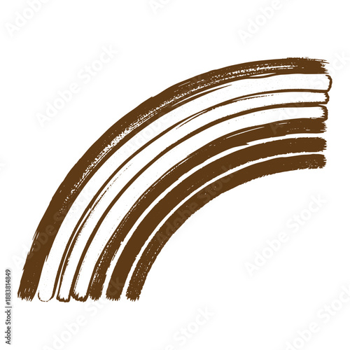 Drawing Vintage grunge  texture brownpaintedcurvedlinesonwhitebackground