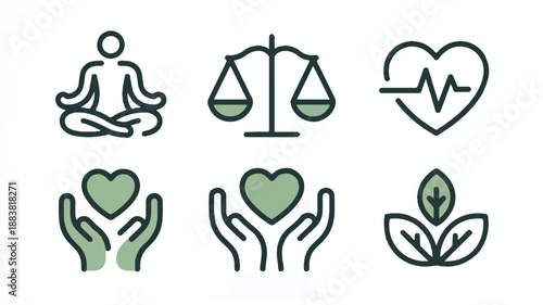 Clean outline vector icon set featuring common home appliances and furniture. Simple graphics for interior design, real estate, and household use.