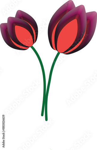 A clean and minimalist textual representation of a vector file for digital design concepts