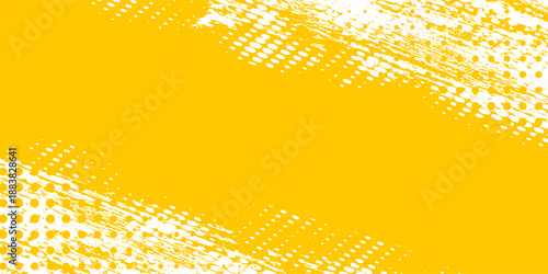 Abstrac yellow grunge texture background with halftone effect vector. Ilustrations light neutral good