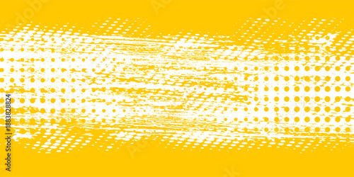 Abstrac yellow grunge texture background with halftone effect vector. Ilustrations light neutral