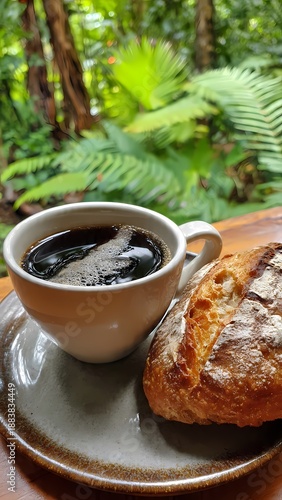 Hot Coffee and Artisan Bread at Forest Cafe
