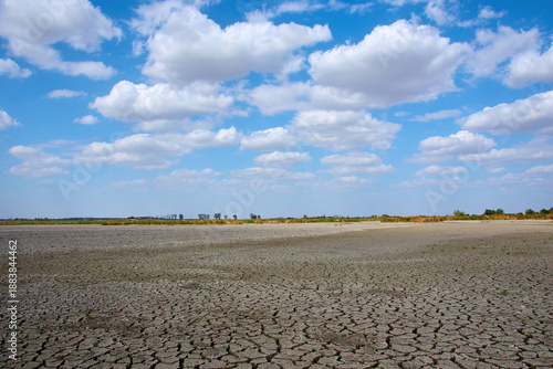 Drought and drying up of lakes a global problem, Lake Comana