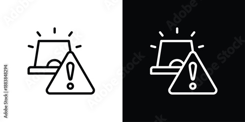 Emergency Icon Sheet Black And White