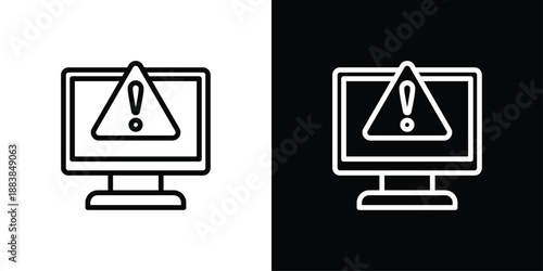 Error Icon Sheet Black And White