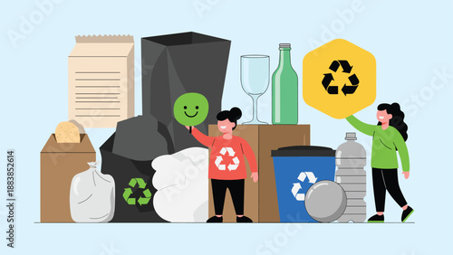 Professional woman using a magnifying glass to inspect a digital document on a laptop screen for compliance and quality assurance.