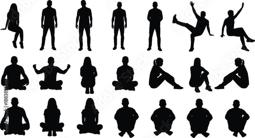 Detailed, black, silhouette, of, a, domestic, cat, sitting, in, profile, for, pets, veterinary, halloween, mystery, and, feline, design, projects.