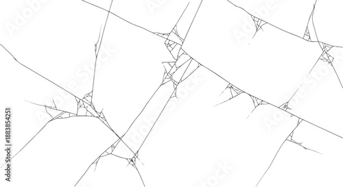 Minimalist design featuring an abstract shattered glass effect, presenting a captivating and fractured visual