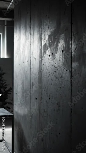 Wallpaper Mural Abstract Cinematic Aesthetic Presentation Of Architectural Concrete With Lighting Effects Torontodigital.ca