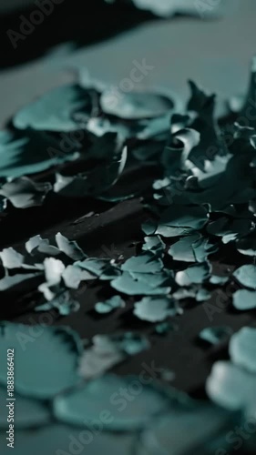 Wallpaper Mural Abstract Close-up Of Peeling Paint Displaying Texture And Unique Surface Patterns Torontodigital.ca