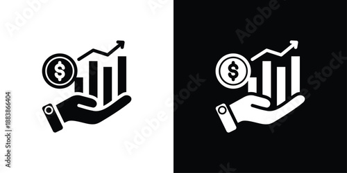 Stock  Icon Sheet Black And White